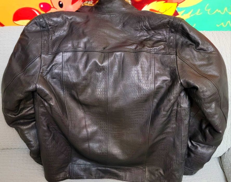 Мужская кожаная куртка