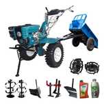 Pachet Motocultor DKD 7CP 1000BNEW, Remorca LY500, Utilaje si Uleiuri