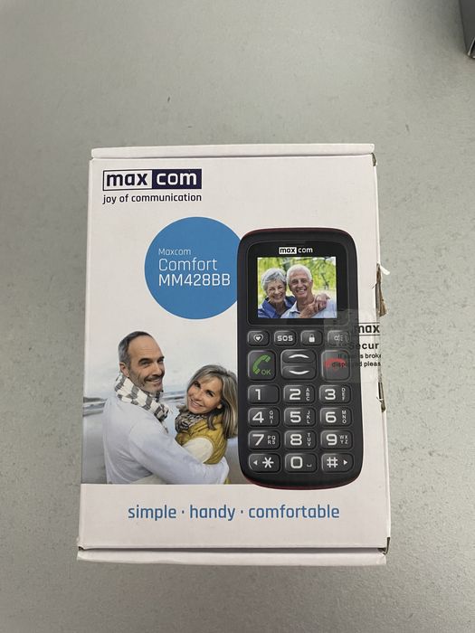 Telefon cu taste clasic pentru seniori Maxcom nou sigilat