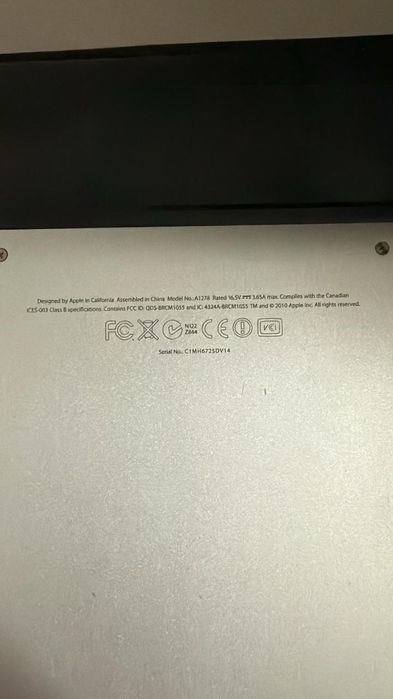 MacBook Pro 13-inch (Mid 2010, Model A1278)