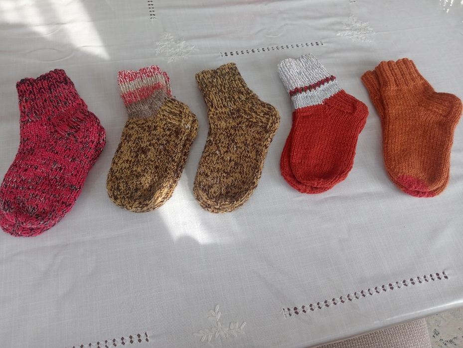 Носки вязаные тёплые