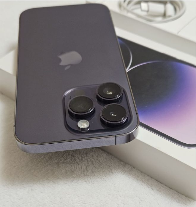 iPhone 14 PRO, Deep Purple, 84% baterie, Full box