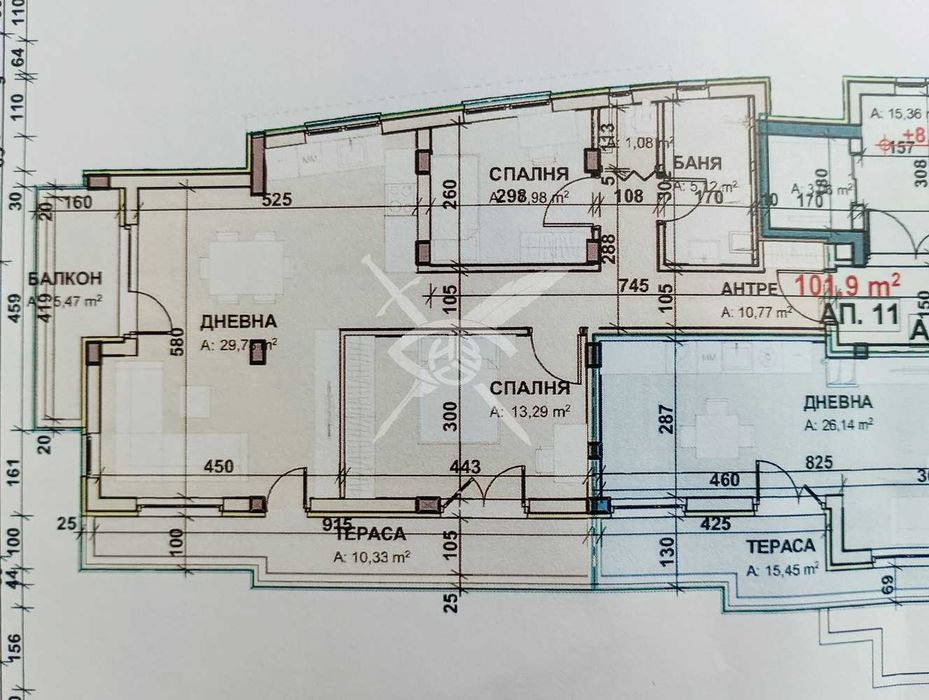 Продава се Тристаен апартамент в София, Манастирски ливади - 115 кв.м за 1800 €/кв.м - Снимка #1