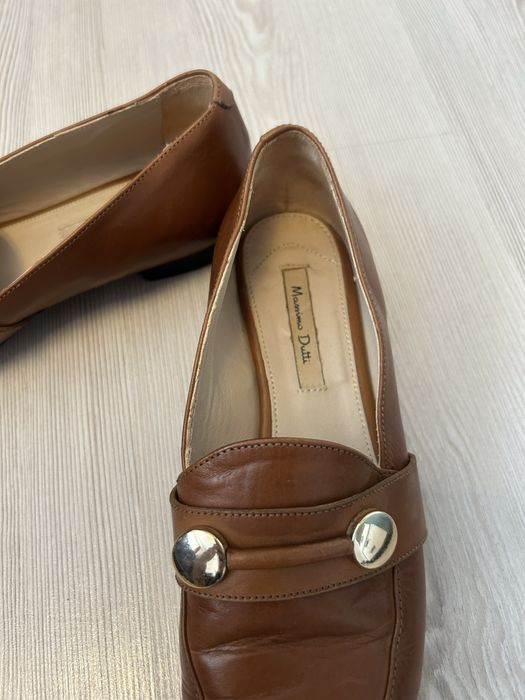 Pantofi eleganți maro din piele – Massimo Dutti