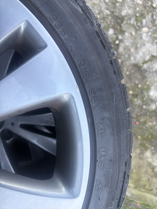 Vand sau schimb jante r18 5x112  cauciucuri iarna