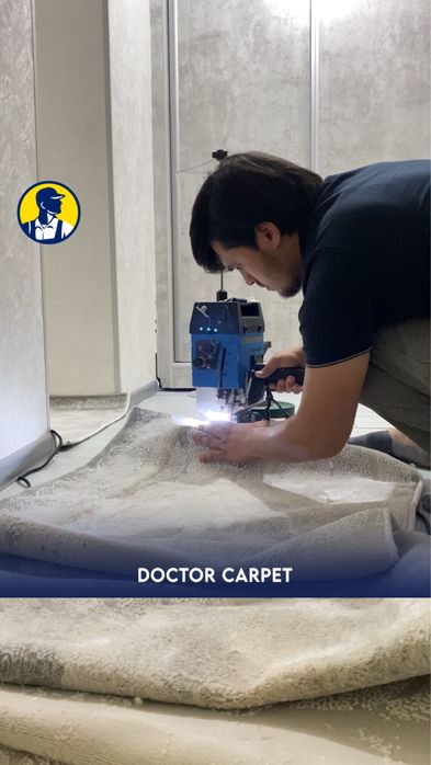 Gilamni joyida kesib overlok qlish xizmati