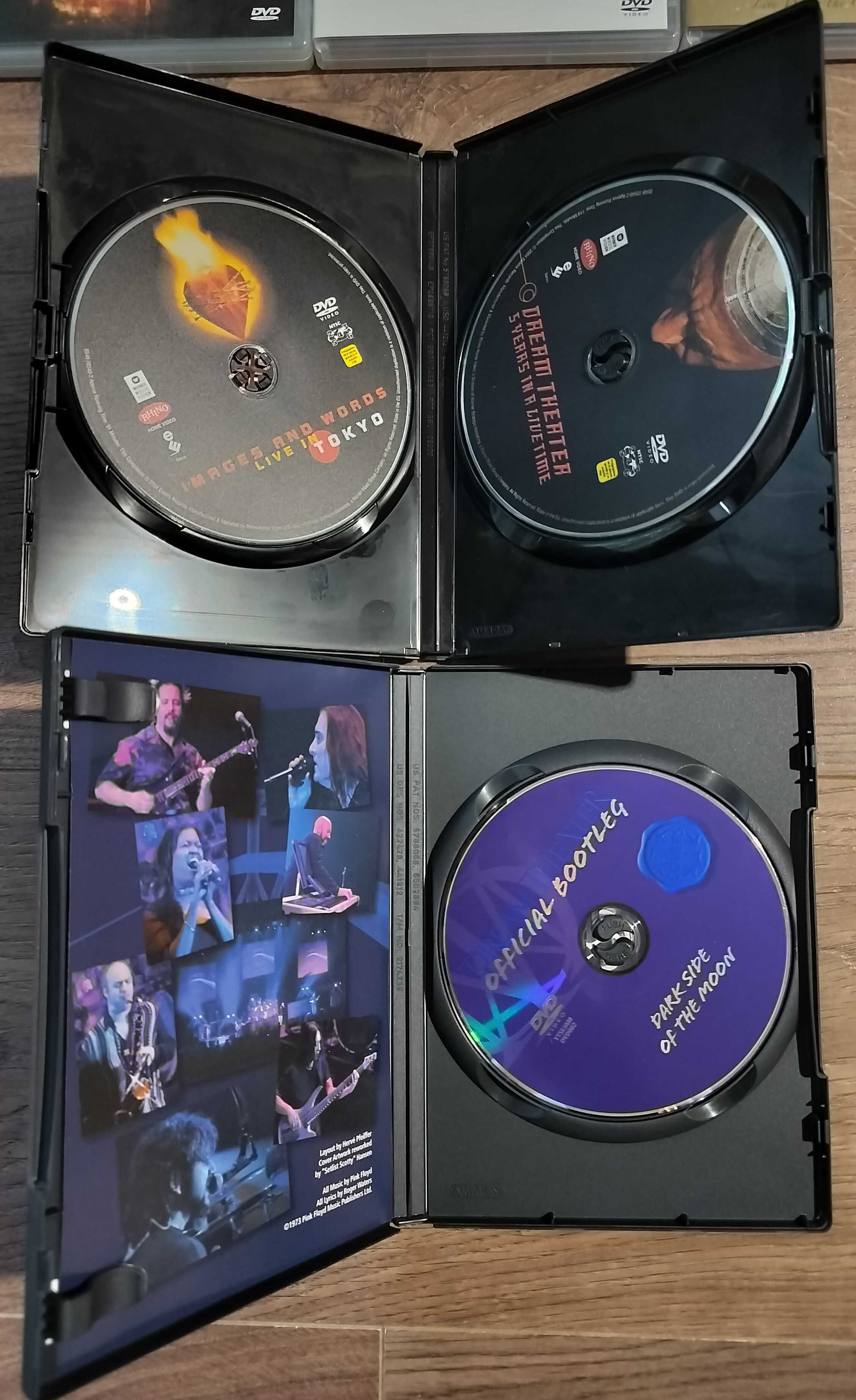 Lot Dream Theater, Threshold, Queensryche prog metal DVD Blu-ray CD