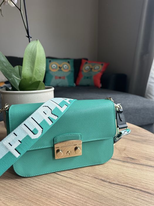 Чанта Furla Metropolis Crossbody Emerald