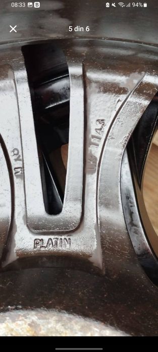 Vând set 4 jante aliaj marca Platin