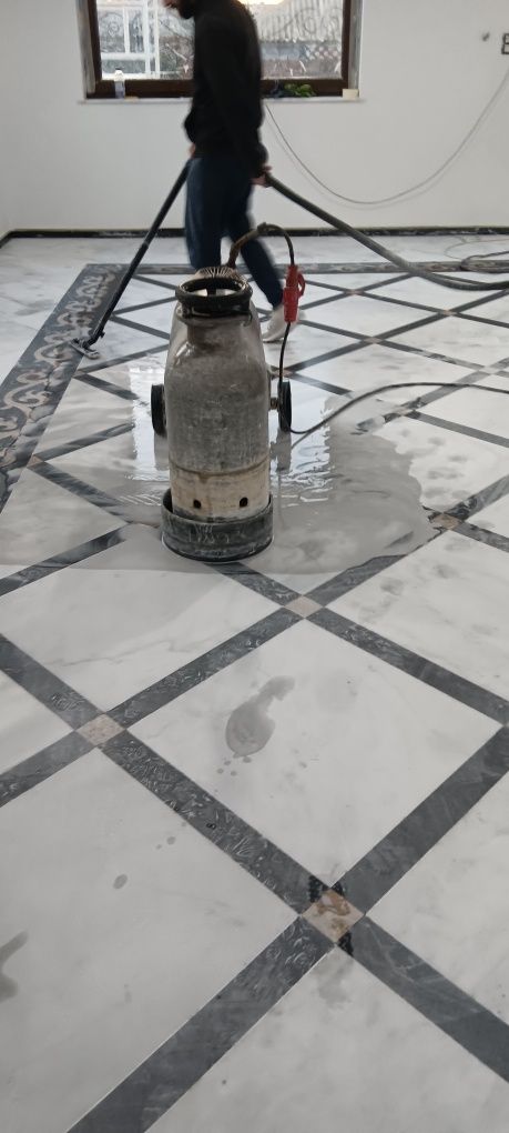 Șlefuit și lustruit marmură granit mozaic