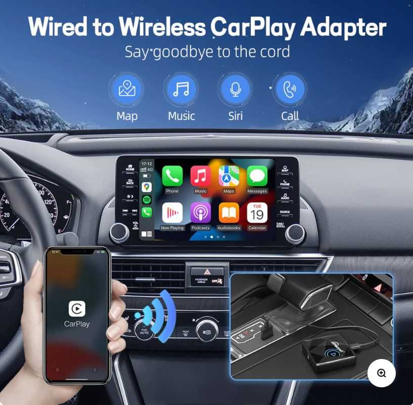 Ottocast U2AIR PRO - Безжичен адаптер за Apple Car Play