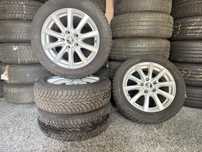 Jante Platin R16 Skoda + 2 anvelope Continental noi 8mm