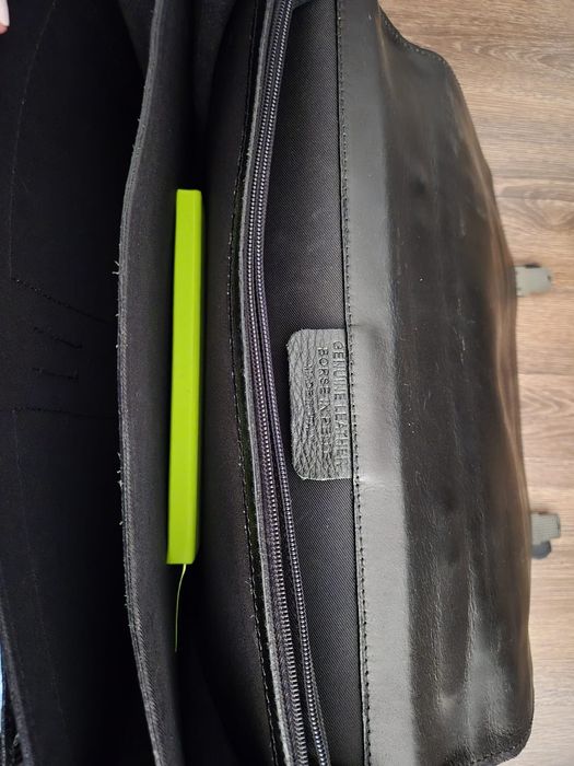 Geanta de umar de tip servieta-piele naturala (unisex)