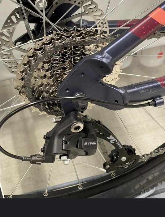 Bicicletă MTB Rockrider ST120 27,5" Albastru, marime L, disk