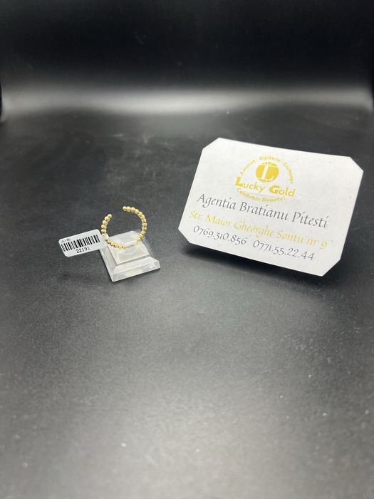 Inel aur 14 k 1,38 gr marimea cod22191