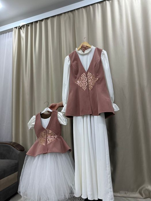 Платье "мама и дочка"