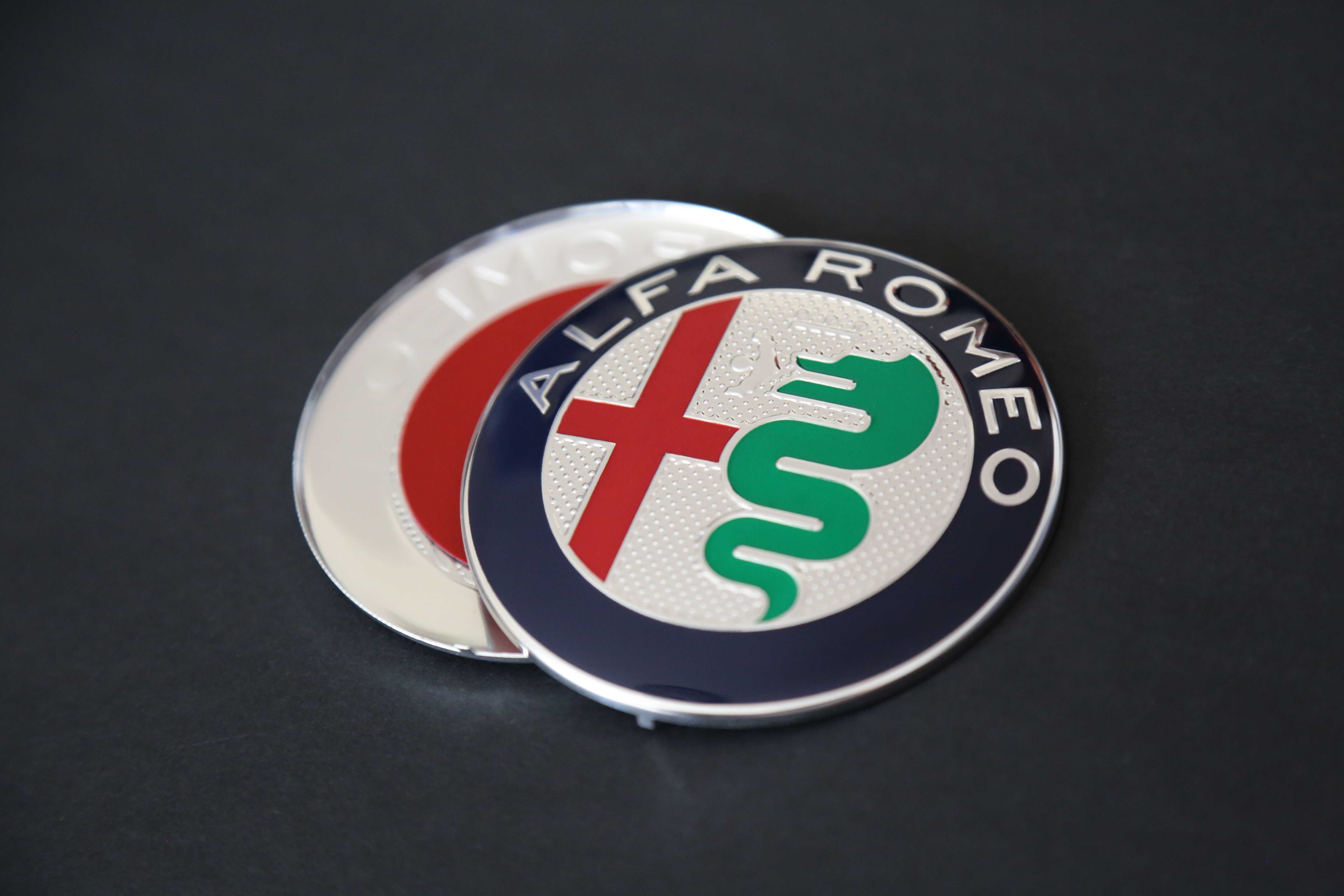 Set embleme Alfa Romeo 74mm