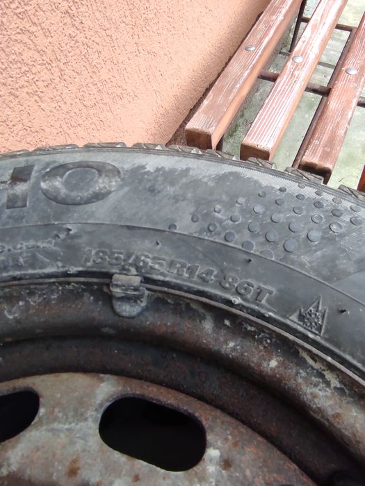 Set complet anvelope + jante tablă R14 (185/65/R14) – aproape noi, For