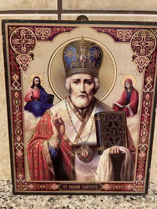 icoana veche sfantul nicolaie icoana veche icoana veche deosebita