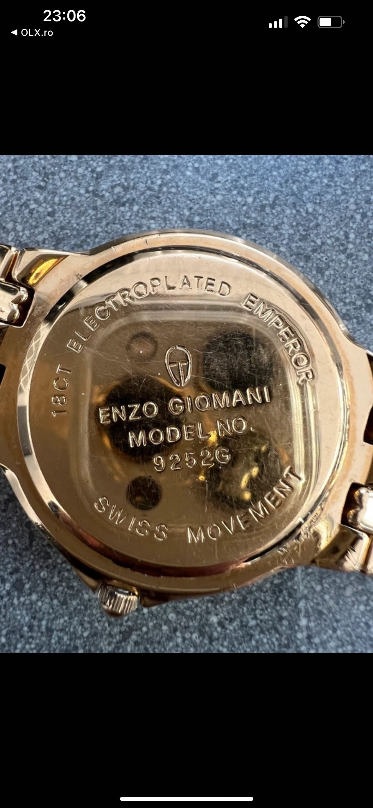 Enzo Giomani ceas damă 18k