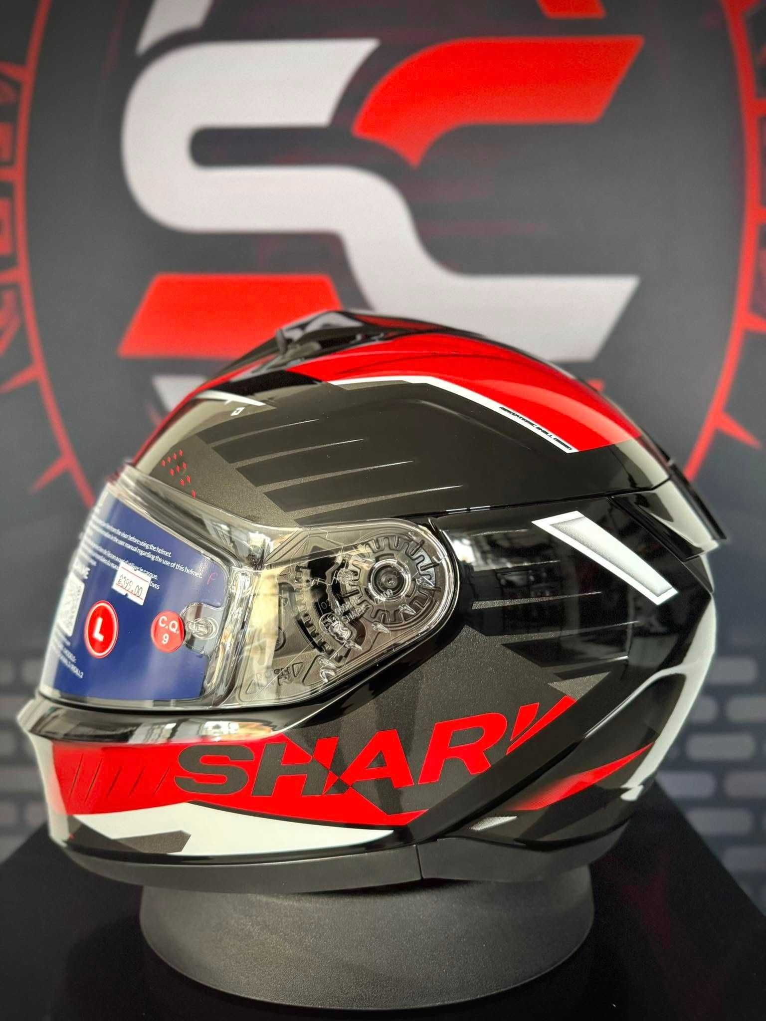 НОВА Каска Shark Ridill 2 Bersek Black/Red Размер Л