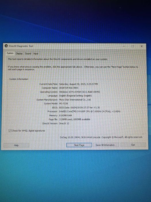 PC Gaming + Monitor HP 144HZ - i3-9100F ,GTX 1650 SUPER ,8RAM ,SSD