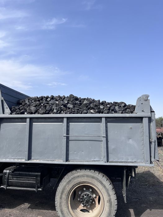 Уголь через сетку