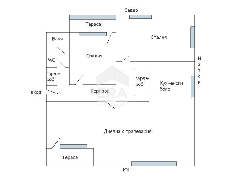 Тристаен обзаведен апартамент за продажба, в тухлена сграда в кв. Аспа