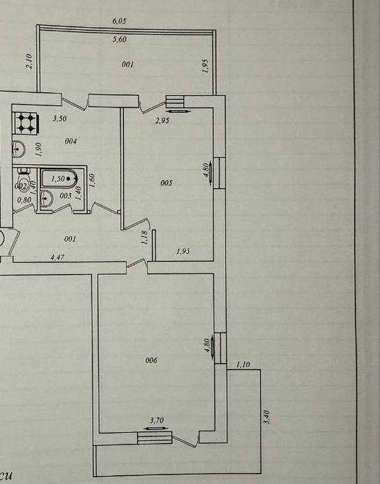 2 комнатная квартира возле Южного вокзала