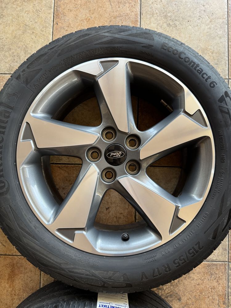 17” Оригинални Ford джанти – 5x108 – С Continental гуми! Без кривини!