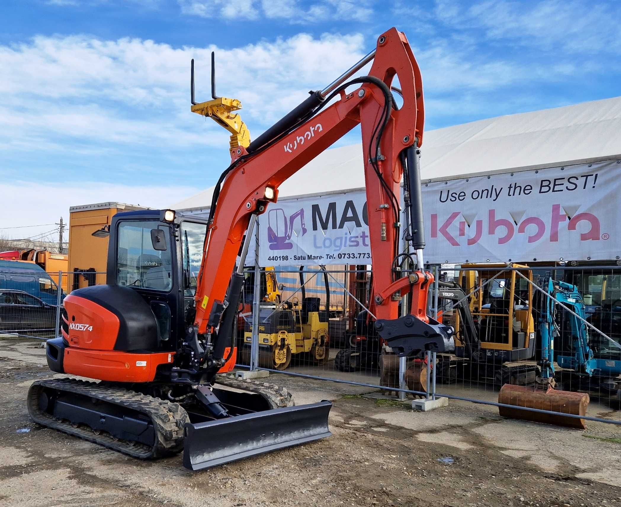 miniexcavator Kubota KX057