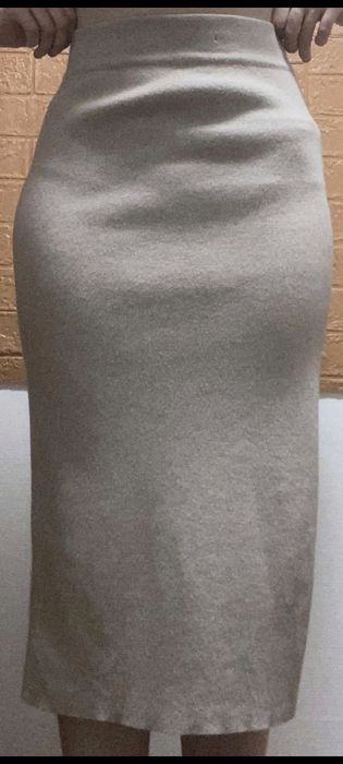 Теплая юбка-карандаш бежевая Lc Waikiki