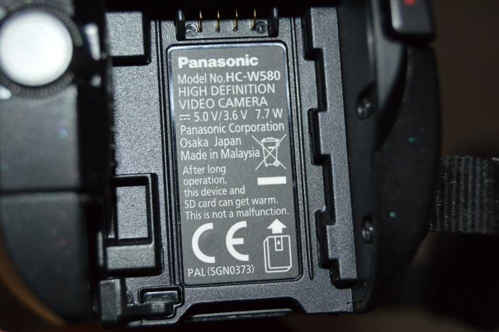 Camera video FullHD Panasonic HC-W580 zoom optic 90x