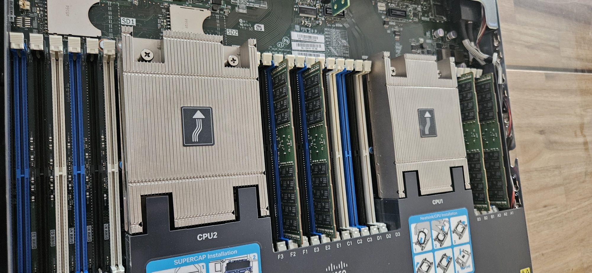 Сървър UCS C220 M4 SFF, 2x E5-2650v4, 128GB Ram, 4x900 HDD