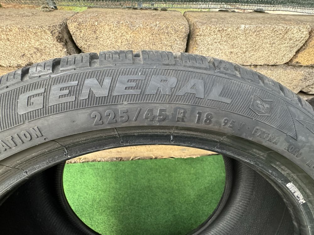 2 броя Зимни гуми 225/45/18 GENERAL ATLIMAX WINTER 3