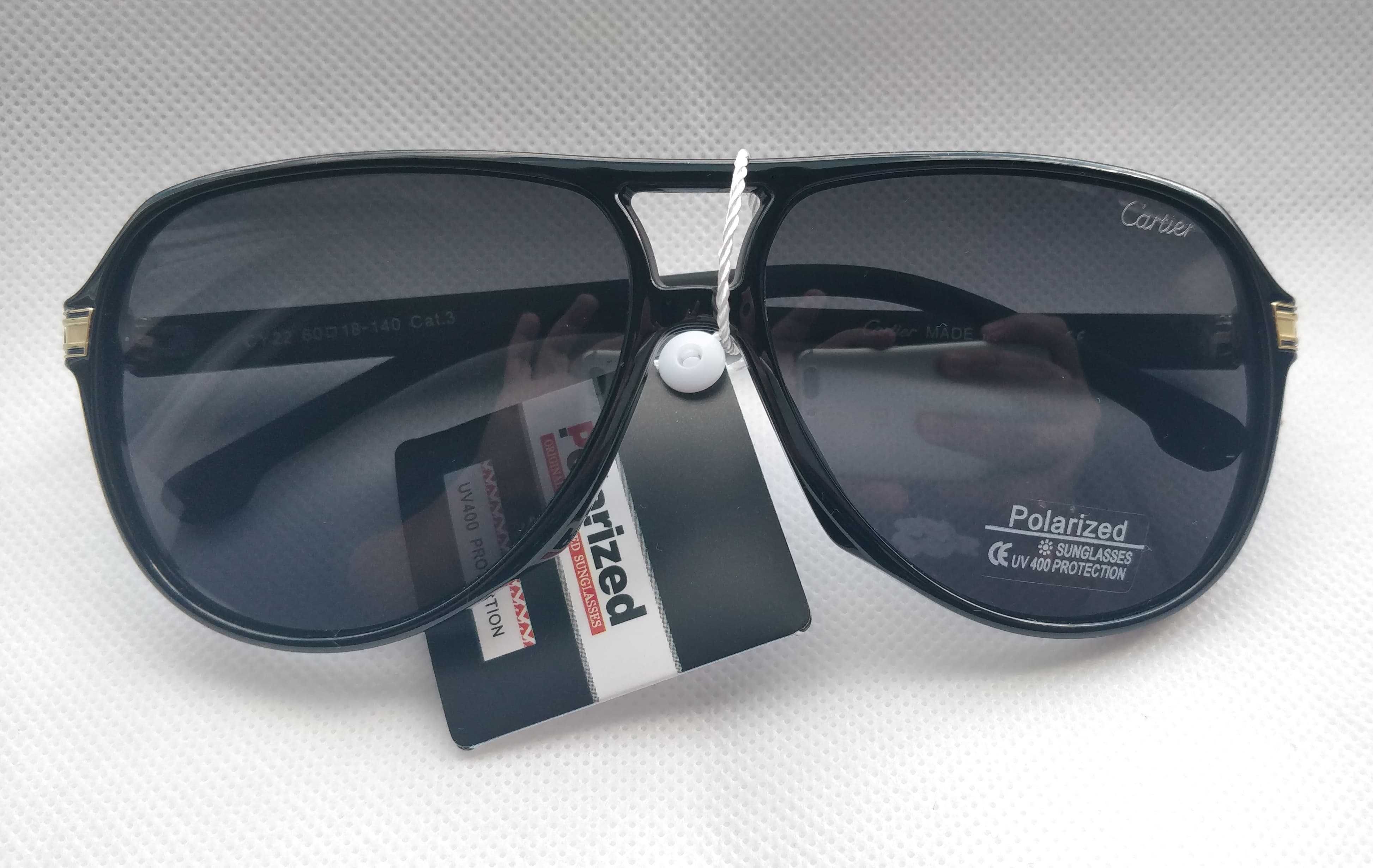 Ochelari de soare Cartier model 8 Black polarized