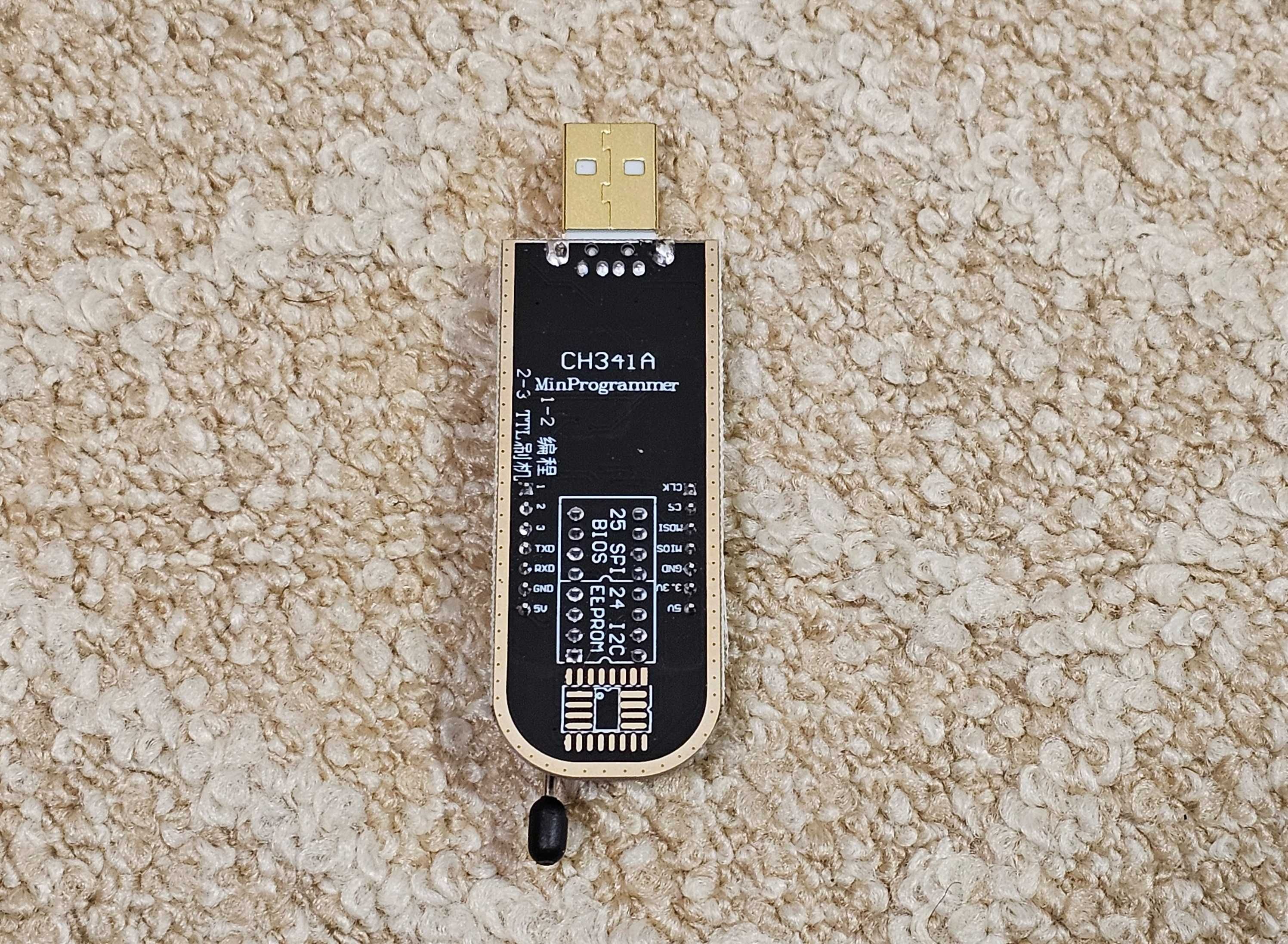 Set EEPROM si programator Flash pe CH341A, USB, 5 V