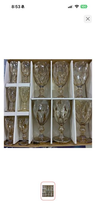 Продам набор фужеров и рюмок