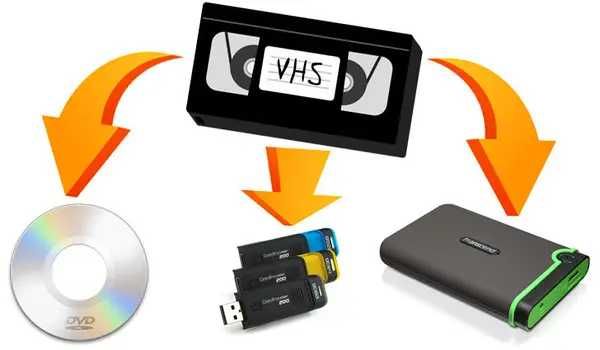 Kasetadagi xotirani flashkaga yozamiz/Оцифровка VHS кассет на флешку