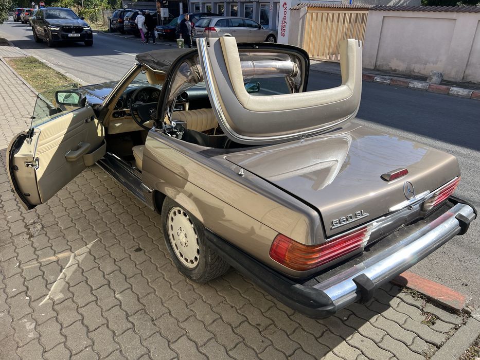 Mercedes 560 SL 1987 Hart-top, soft-top impecabil