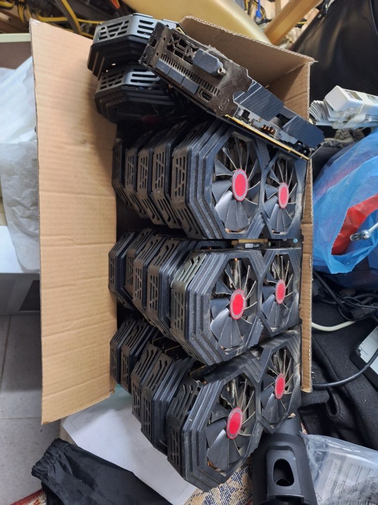 ВидеоКарти mining rig rx 580 Sapphire Powercolor Xfx 4gb 8gb
