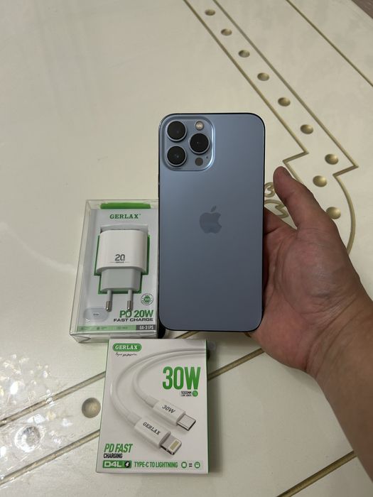 Срочно продам iphone 13 pro max (ЕАС, 76%) без ремонта