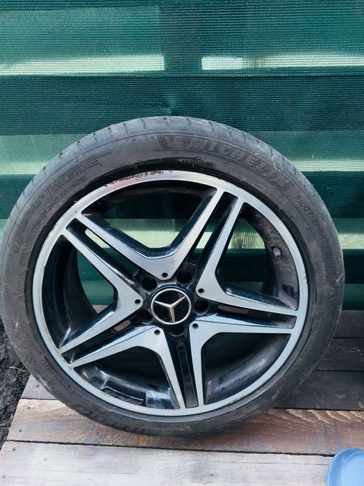 Jante Mercedes AMG Diamond  R18  + Cauciucuri de vara Michelin Rulate