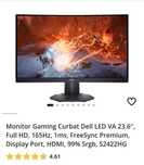 Vând monitor curbat gaming