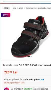 Pantofi(Sandale )uvex S1 P SRC 85362