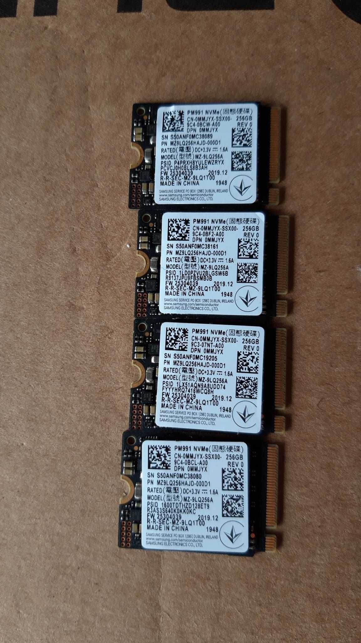 SSD Samsung PM991, 256GB ,PCIe 3.0, NVME, bulk, 28 mm