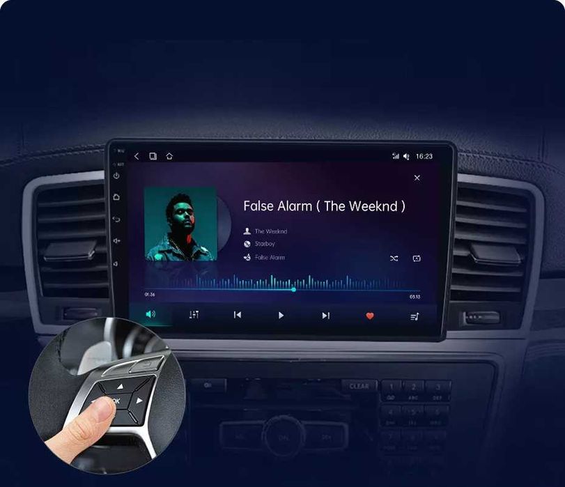 Navigatie Dedicata Mercedes ML W166 (2011-2015),Bluetooth,Wifi,Carplay