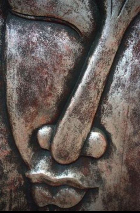 Buddha Sculptura in lemn ,set de 2buc, 1m/06.m