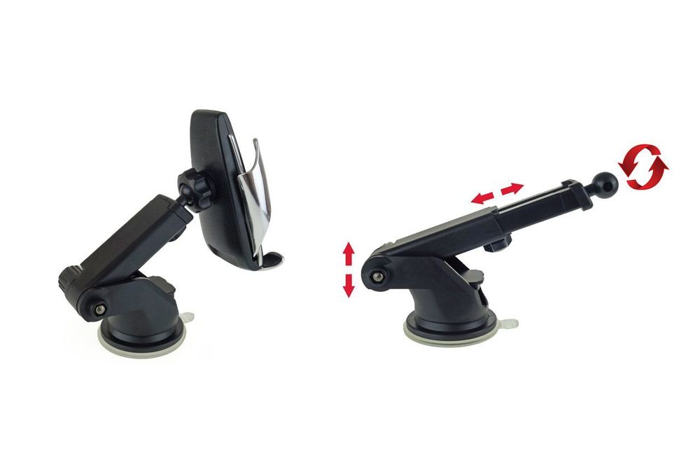 Suport telefon automat cu incarcare wireless, pentru smartphone cu tehnologie incarcare QI, micro USB, Amio PHW-01