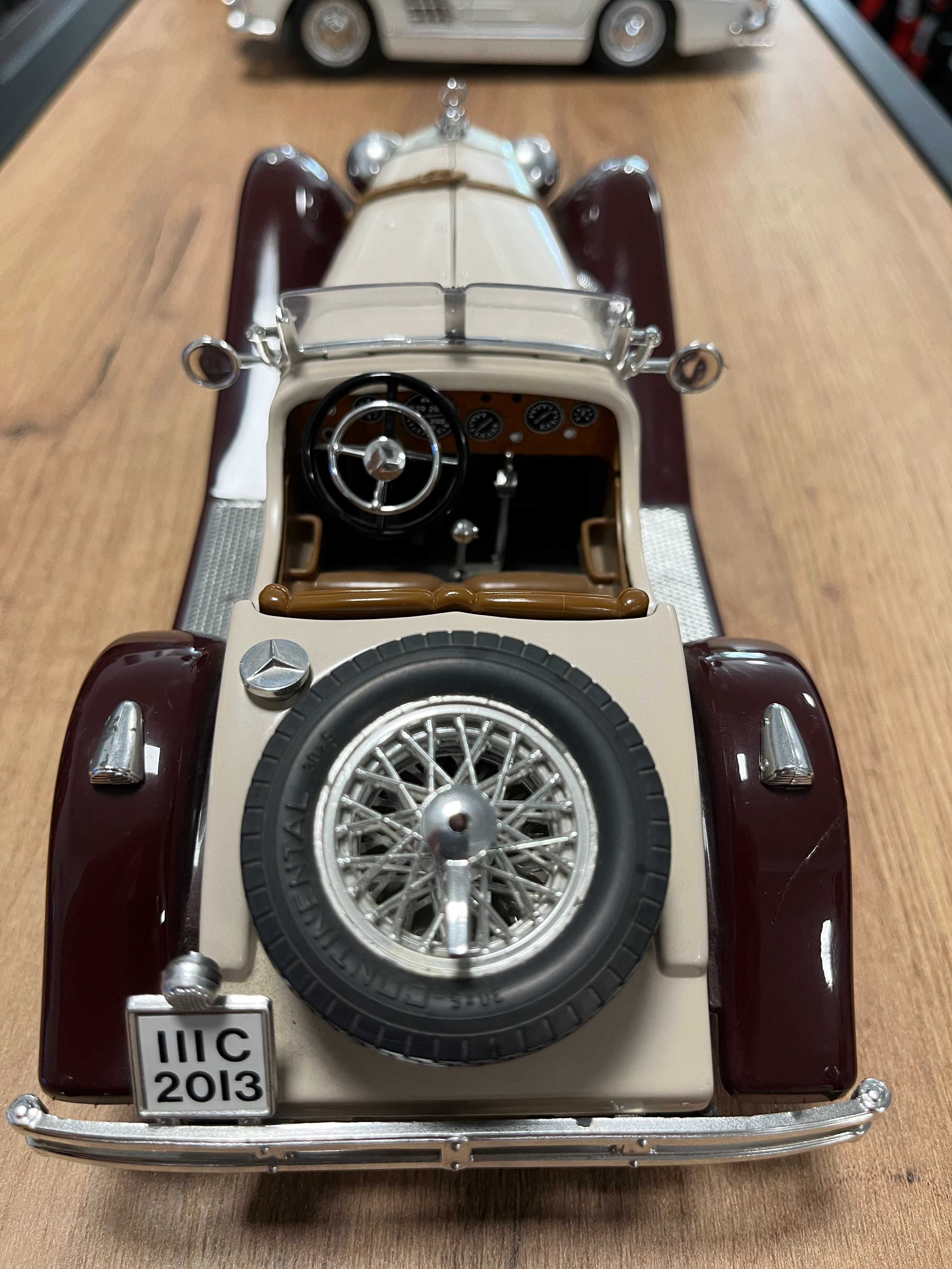 BBURAGO метална колекционерски  модел MERCEDES BENZ SSK 1928г. 1:18